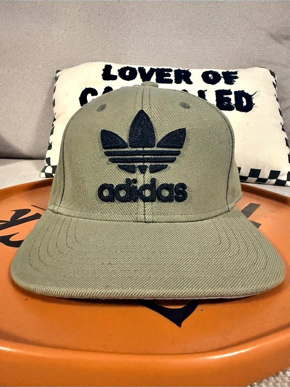 adidas Green Trefoil Snapback Hat